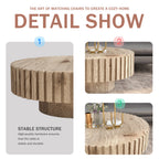 Modern Minimalist Circular Coffee Table 31.4''