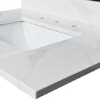 31-Inch Quartz Bathroom Vanity Top