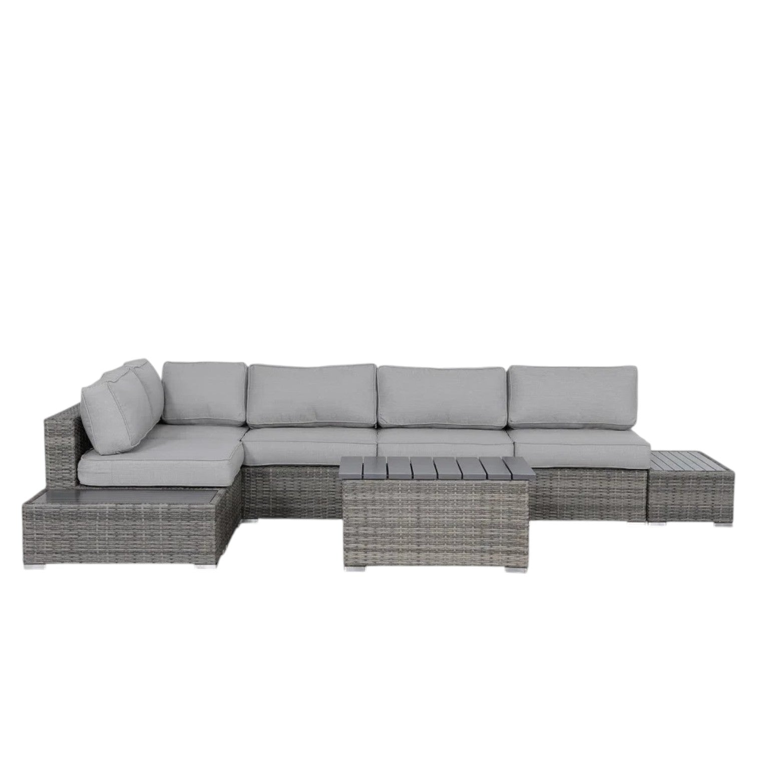 Outdoor 4-Person Rattan Wicker Sofa Set