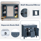 36'' Bathroom Vanity with Top Sink, Royal