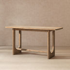 Turnkey 72" Modern Trestle Console Table - Antique