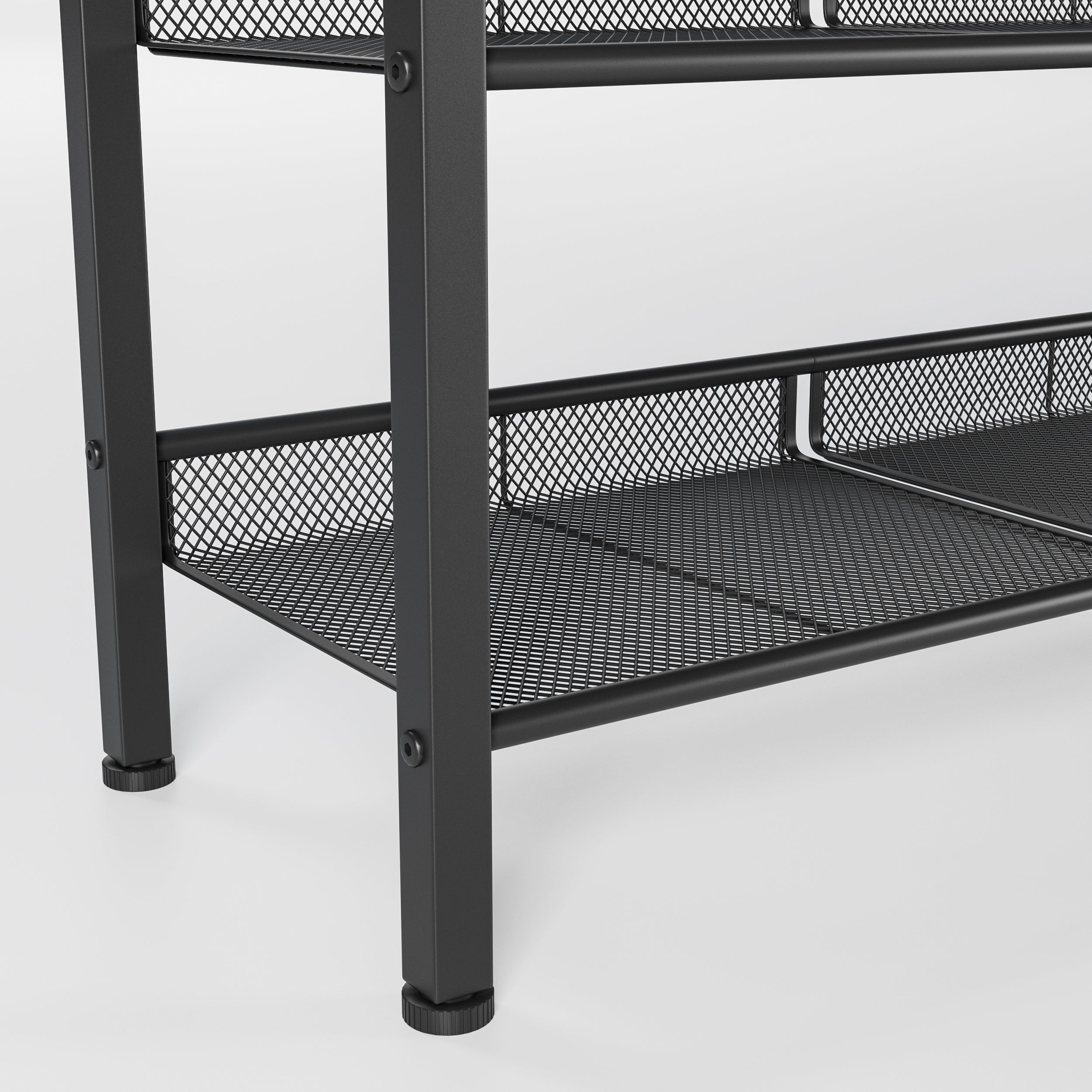 Industrial Shoe Rack - Adjustable 5-Layer Storage Solution