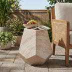 Outdoor/Indoor Lightweight Concrete Side Table