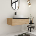 36'' Wall-Mounted Bathroom Vanity