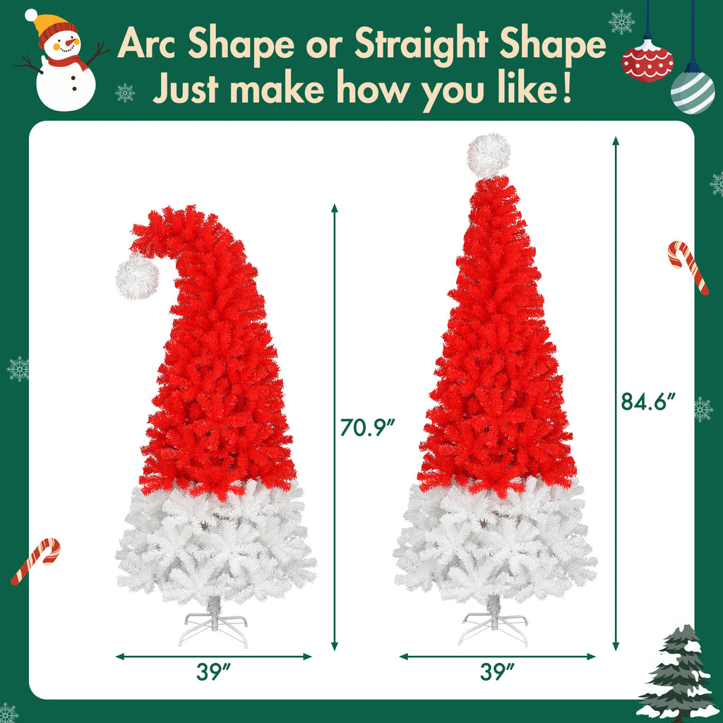6FT Artificial Christmas Tree with LED Lights