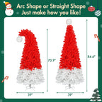 6FT Artificial Christmas Tree with LED Lights