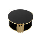 Modern Coffee Table - Double-Layer Tempered