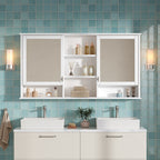 55-Inch Wall-Mount 2-in-1 Mirror Cabinet