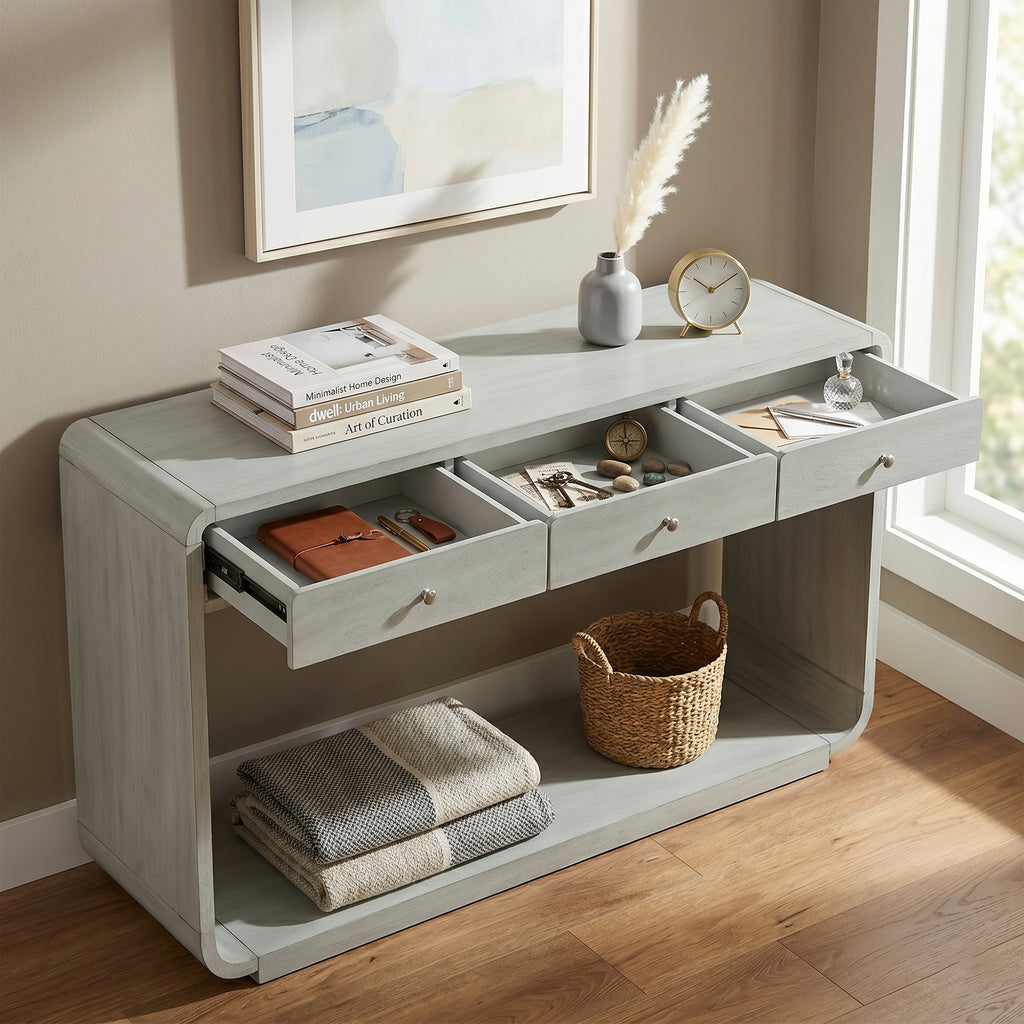 Antique-Style Console Table