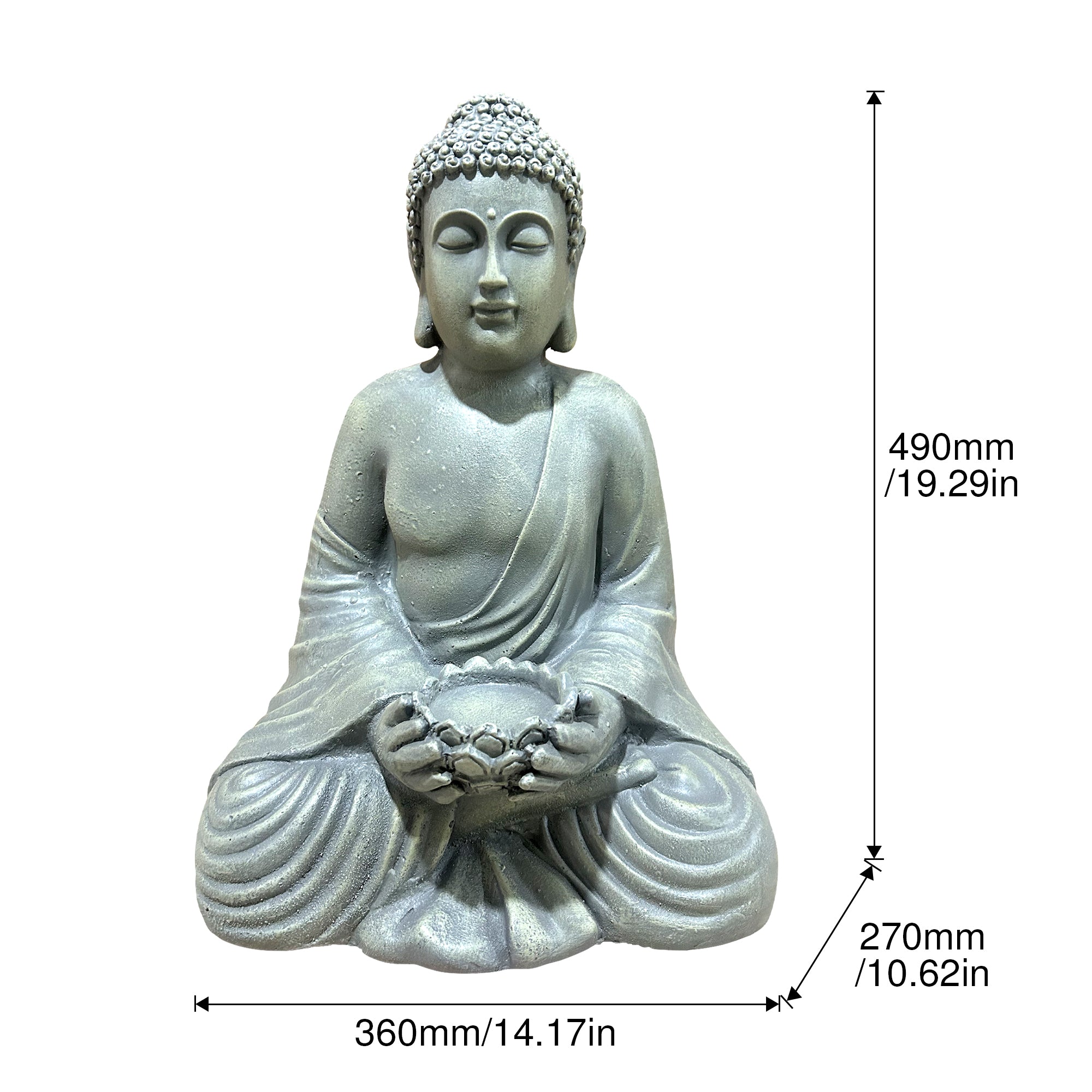 Magnesium Oxide Buddha Statue