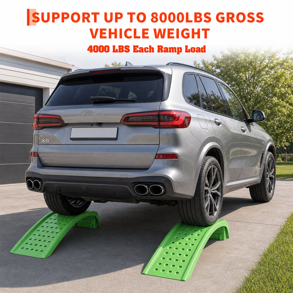 Heavy Duty Solid Steel Car Ramps