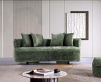 Verandah 91" Chenille Sofa in Olive