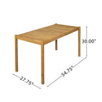 5-Piece Outdoor Acacia Wood Dining Set