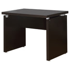 Ulloa Cappuccino 83-Inch L-Shaped Office Computer Desk