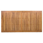 TOPMAX Patio Wooden Dining Table, Outdoor 67"L Rectangular Table