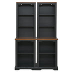 On-Trend Two-Piece Elegant Freestanding Tall Cabinet
