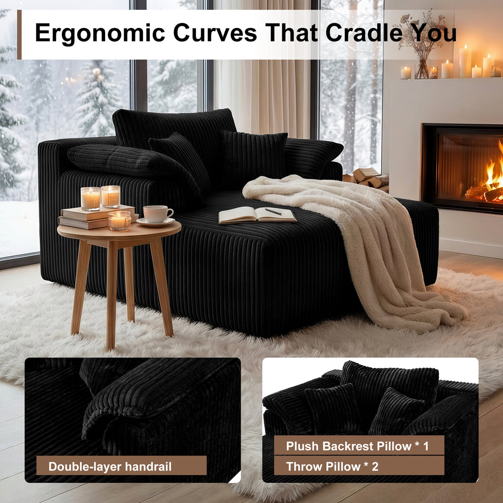 60 Inch Chaise Lounge Chair Indoor