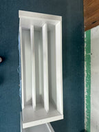 Kids Bookshelf with 3 Tier Front-Facing Storage and 3 Fabric Bins
