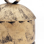 D4.5x6.1" Iron Hanging Bell - Set of 4 Decorative Ornaments