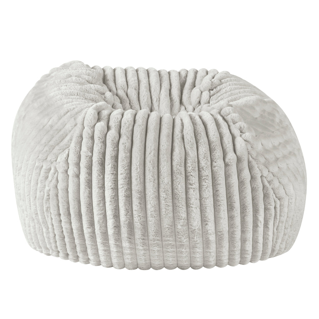 40 Inch Minky Dove Bean Bag Chair