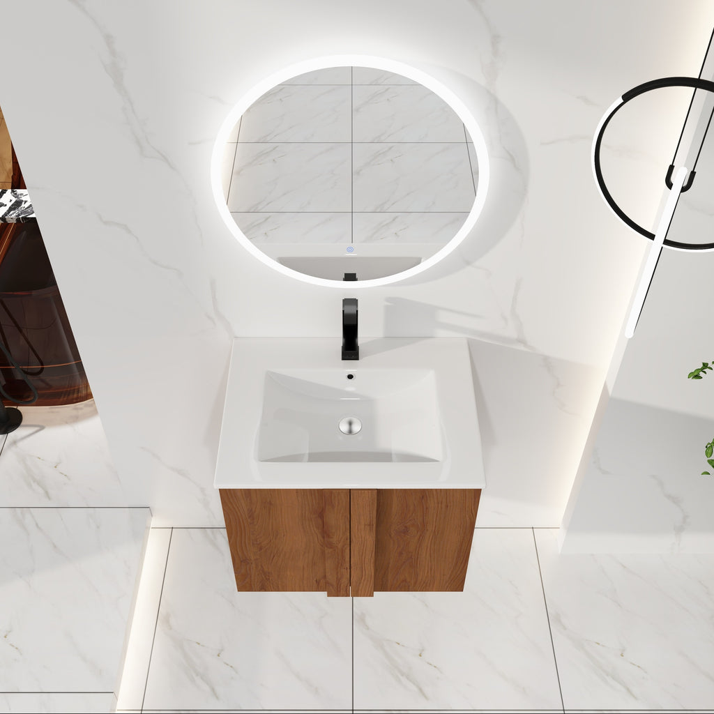 24" Floating Bathroom Vanity with Sink Combo