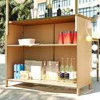 GO Hawaiian-Style Bar Height Patio Set