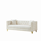 Chesterfield Velvet Sofa - 3 Seater