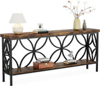 70.9 Inches Extra Long Industrial Console Table