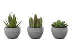 Artificial Succulent Plant Set of 3