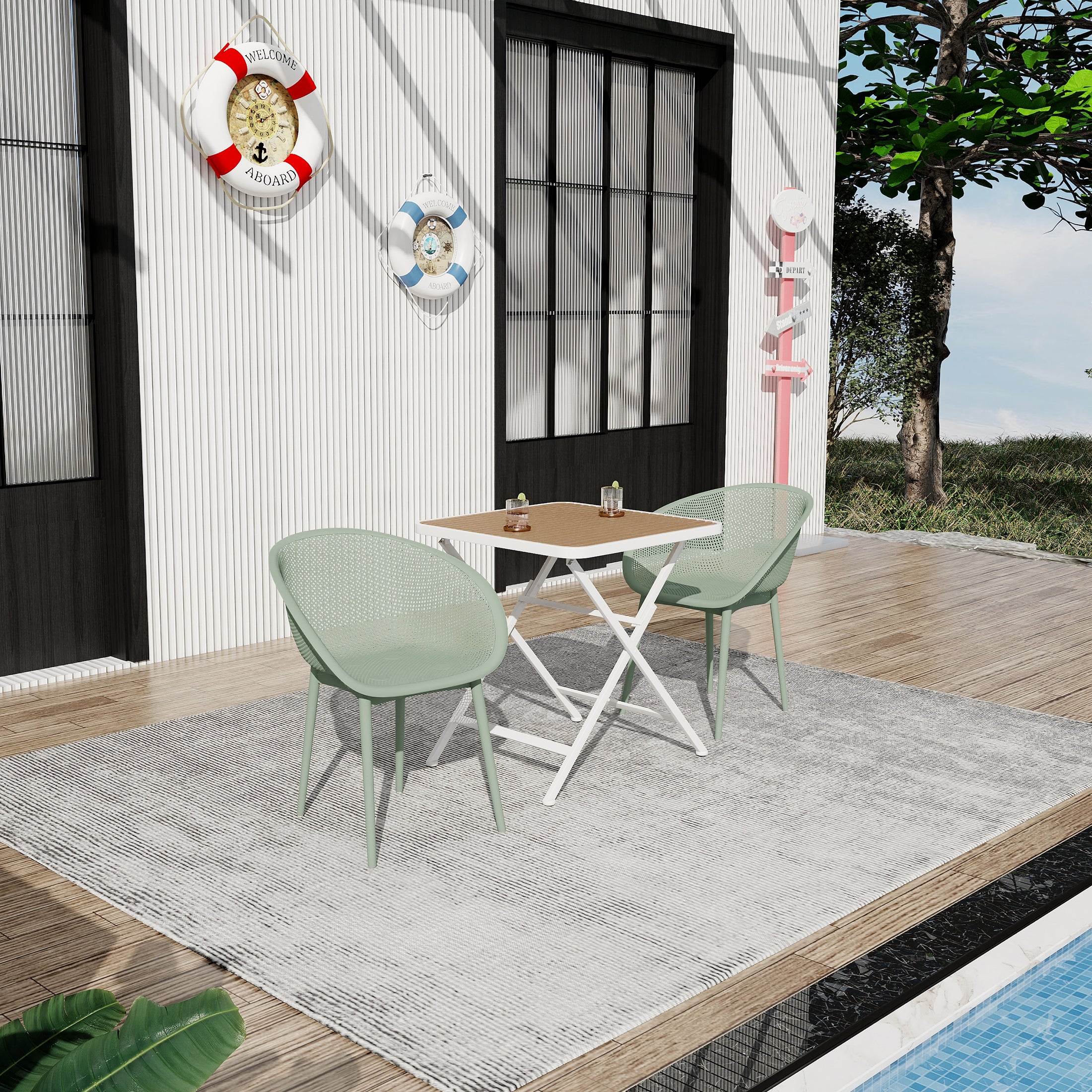 Summer 2-Pack Modern Lounge Chairs
