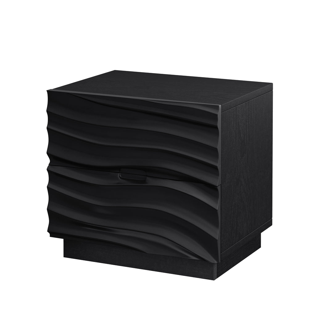 Solid Wood Nightstands Set of 2