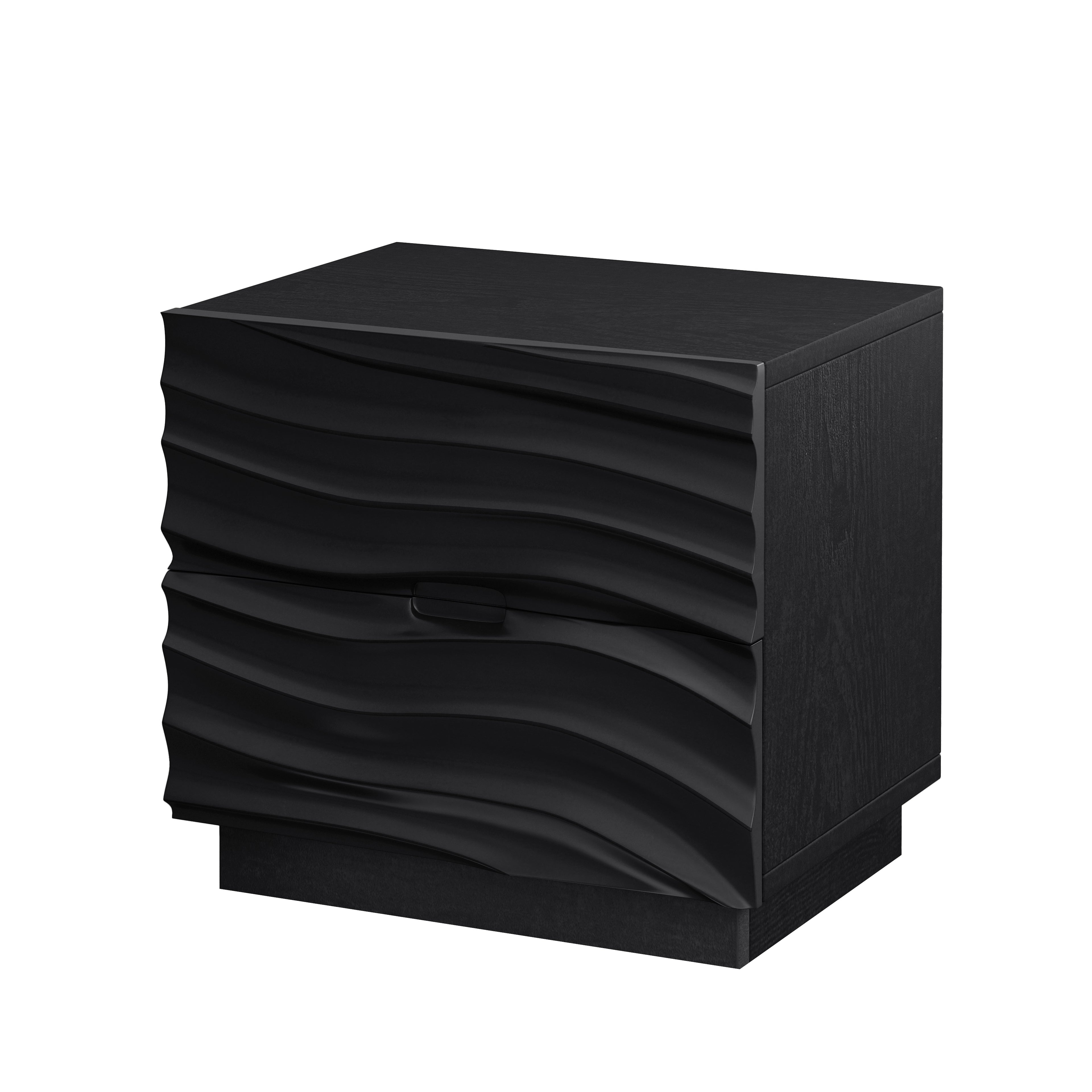 Solid Wood Nightstands Set of 2