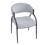 Upholstered Dining Chairs With Metal Legs (Set of 2)