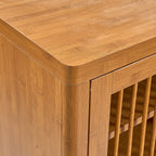 Shoe Cabinet with Shutter Doors