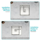 15" Undermount Bar Sink With Folding Faucet