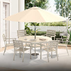 VRSHWO Iron Terrace Dining Chairs, a Set of 2