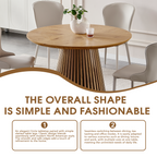 Wooden Round Dining Table