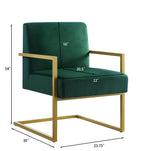 Fashion Velvet Accent Chair