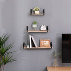 Floating Shelves, Long Wall Shelves Set of 3