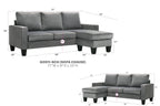 Jessica G0511-SCH Sofa Chaise
