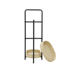 3 Tiers Tray Tables Paper Rope Woven Side Table