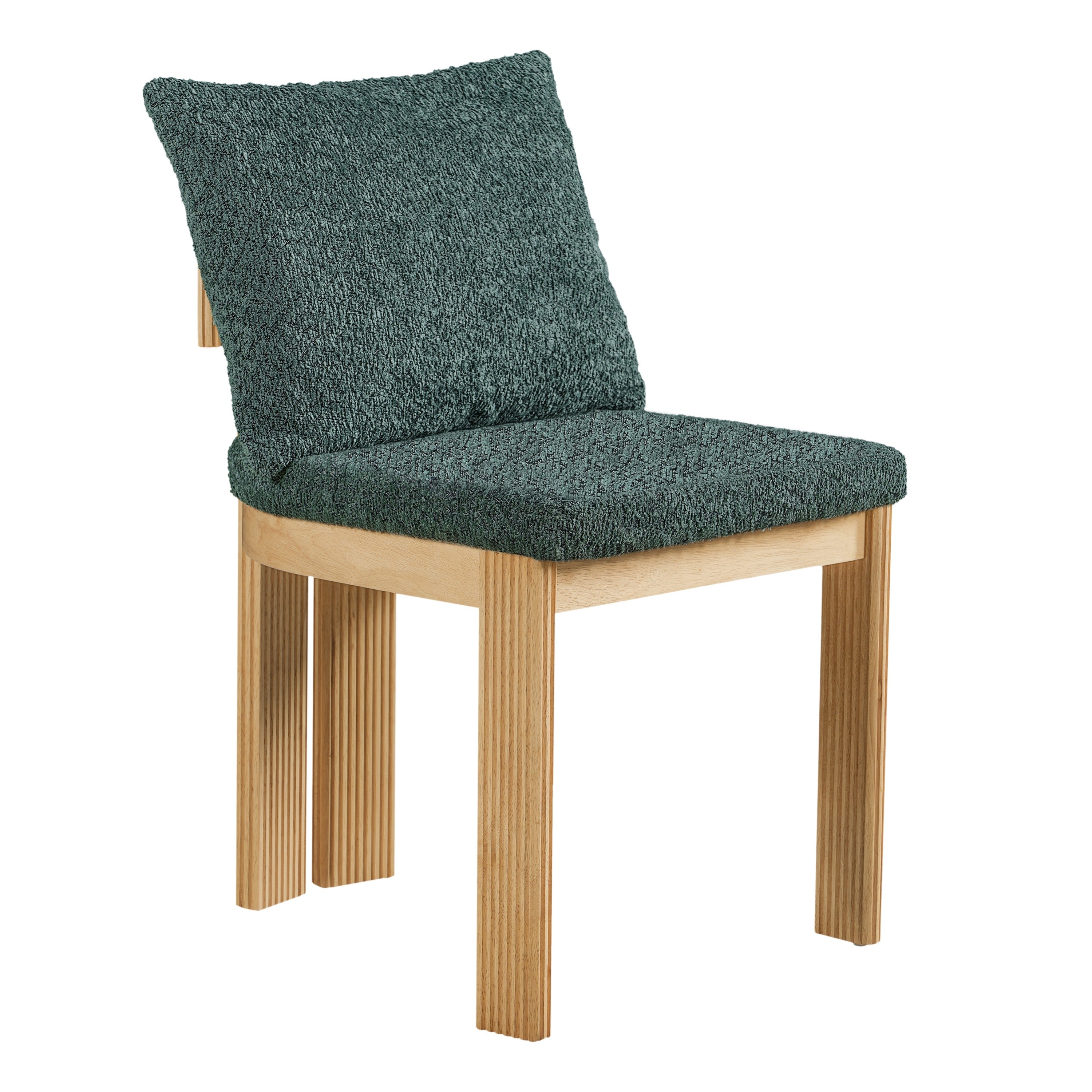 Indoor Boucle Dining Chair Set of 2