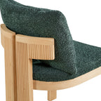 Indoor Boucle Dining Chair Set of 2