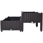 4 Piece Raised Garden Bed with Legs