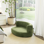 Shep 36" Curved Dog Sofa Bed Medium Moss