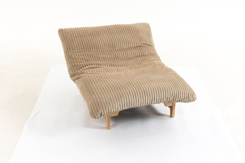 Bean Bag Chair for Adults with Solid Wood Frame