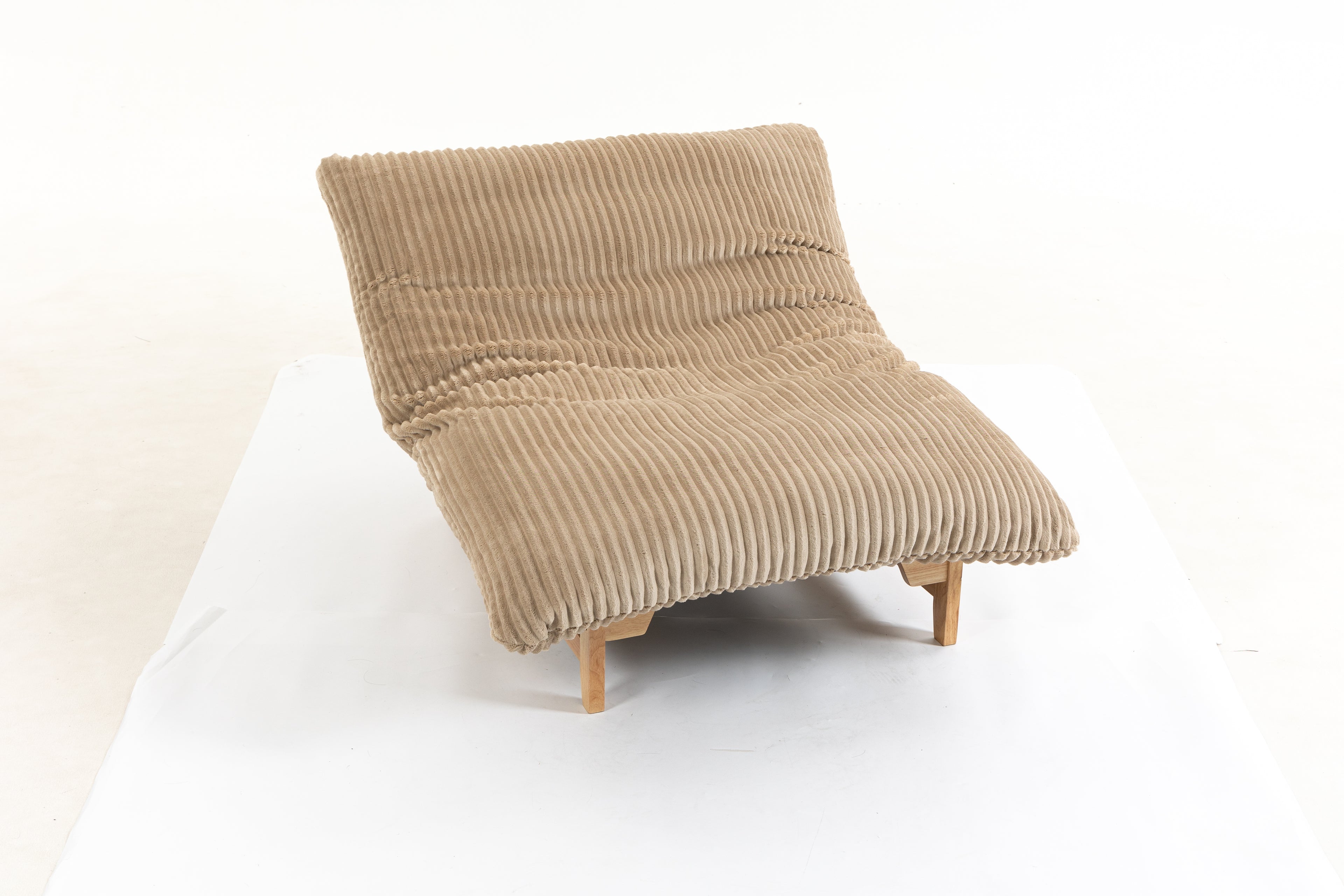 Bean Bag Chair for Adults with Solid Wood Frame