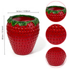 15-Inch Tall Strawberry Shaped Planter Pot