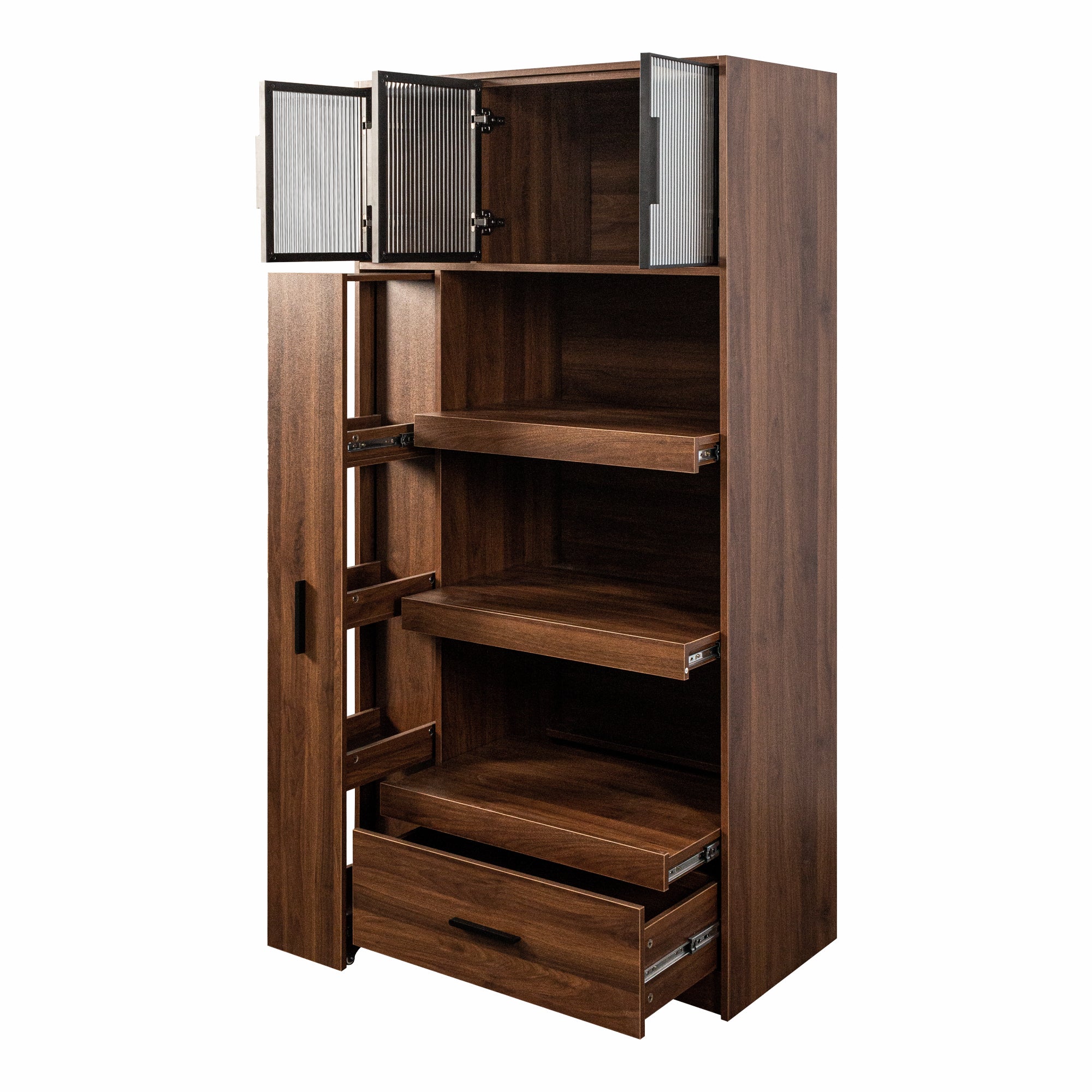 70.87" Tall Kitchen Pantry Cabinet