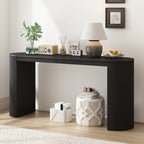 U_STYLE Curved Design Console Table